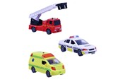 Leluautot - Impulse Toys Rescue vehicles 3pcs w/pullback lights and sound - 1600006