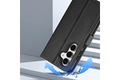Puhelin - Kannet ja kotelot - Dux Ducis Lava Leather Case for Samsung Galaxy S25+ with Detachable Magnetic Wallet - Black - 6971824162240