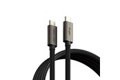 USB kaapelit - Ringke USB-C 3.2 Gen. PD240W 200cm Cable - Black - 8809961785078