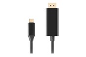 USB kaapelit - Lanberg - video adapter cable - USB-C to DisplayPort - 1.8 m - CA-CMDP-10CU-0018-BK