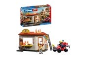Playmobil - Playmobil Kaupunkitoimintaa - Fire Quad with Burger Shop - 72195