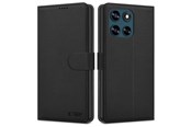 Puhelin - Kannet ja kotelot - Tech-Protect Wallet Case for Motorola Moto G57 Power / G67 Power - Black - 5906302323197