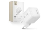 Puhelin - Adapterit & Laturit - Tech-Protect NCM25 USB-C PD 25W AC Charger - White - 5906302330584
