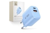 Puhelin - Adapterit & Laturit - Tech-Protect NCA20 PD 20W QC3.0 USB-A / USB-C Wall Charger - Blue - 5906302330652