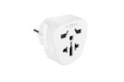 Virtakaapelit (ulkoinen) - FIXED Travel Adapter Schuko EU/World White - FIXCT-EU2-WH