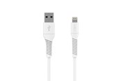 USB kaapelit - FIXED LIQUID Silicone cable USB-A/Lightning 1.2m White - FIXD2-UL12-WH