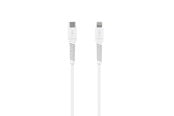 USB kaapelit - FIXED LIQUID Silicone cable USB-C/Lightning 1.2m White - FIXDLS2-CL12-WH