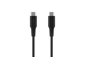 USB kaapelit - FIXED LIQUID Silicone cable 60W USB-C/C 0.3m Black - FIXDLS-CC03-BK