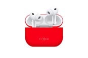 Puhelin - Muut lisävarusteet - FIXED Silky Silicone case for Apple AirPods Pro 3 Red - FIXSIL-1629-RD