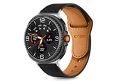 Smartwatch - Lisävarusteet - Tech-Protect  Leatherfit Strap for Samsung Galaxy Watch 40 / 44 / 46 mm - Black - 5906302331246