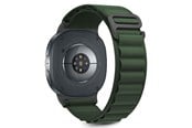 Smartwatch - Lisävarusteet - Tech-Protect Nylon Stripe Strap for Samsung Galaxy Watch 40 / 44 / 46 mm - Green - 5906302331284