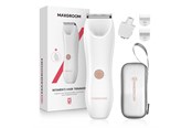 Hiustenleikkuukoneet ja trimmerit - MAXGROOM Bikinitrimmeri RFCD-9082 2-in-1 Women's Body and Face Trimmer - White - RFCD-9082