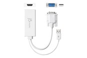 Näyttökaapeli - j5create JDA214 - adapter cable - 17.6 cm - JDA214-N