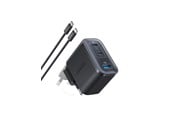 Puhelin - Adapterit & Laturit - Anker Nano Charger (70W 3 Ports - Incl. Cable)  - Black - B121A311