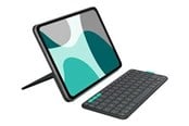 Näppäimistöt - Logitech Flip Folio - keyboard and folio case full size - AZERTY - French - graphite Input Device - Näppäimistö & Foliosetti - Ranskalainen - Harmaa - 920-013398
