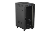 Räkit - Rack - Lanberg FF01 series V2 - rack - 600 x 800 flat pack with glass door LCD - 24U - FF01-6824-12BL