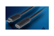 USB kaapelit - Lanberg - USB-C extension cable - USB-C to USB-C - 1.5 m - CA-USBE-20CC-0015-BK