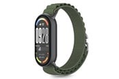 Smartwatch - Lisävarusteet - Tech-Protect Nylon Pro Strap for Xiaomi Smart Band 8 / 9 / 10 / NFC - Green - 5906302331437