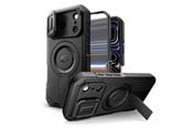 Puhelin - Kannet ja kotelot - Tech-Protect Kevlar MagSafe Case for iPhone 17 Pro Max - Black - 5906302331642