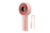 Powerbank - Jisulife Handheld Fan Life4 3600mAh Portable USB Fan - Pink Powerbank - Vaaleanpunainen - 3600 mAh - 6975061536758