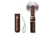 Powerbank - Jisulife Handheld Fan Life8 Plus Portable USB Fan with Power Bank Function 4500mAh and Flashlight - Brown Powerbank - Ruskea - 4500 mAh - 6975061537199
