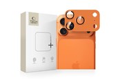 Puhelintarvikkeet - Näytönsuojat - Tech-Protect Camfull Fit+ Lens Glass for iPhone 17 Pro - Orange - 5906302332588