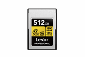 Muistikortti - Lexar Professional GOLD CFexpress 4.0 Type A - 512GB - LCAEXG4512G-RNENG