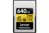 Muistikortti - Lexar Professional GOLD CFexpress 4.0 Type A - 640GB - LCAGOLD640G-RNENG