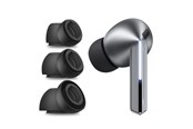 Puhelin - Muut lisävarusteet - Tech-Protect Ear Tips for Samsung Galaxy Buds 3 Pro in sizes S / M / L - black (3 pcs) - 5906302332915