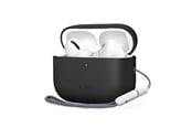 Puhelin - Kannet ja kotelot - Tech-Protect Silicone Case for AirPods Pro 3 - Black - 5906302333028