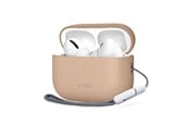Puhelin - Kannet ja kotelot - Tech-Protect Silicone Case for AirPods Pro 3 - Beige - 5906302333035
