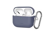 Puhelin - Kannet ja kotelot - Tech-Protect  Silicone Hook Case for AirPods Pro - Blue - 5906302333134