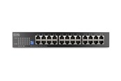 Kytkimet - ZyXEL GS1100 Series GS1100-24ES - switch - slim - 24 ports - unmanaged - rack-mountable - GS1100-24ES-EU0101F