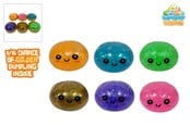 Pienet lahjat lapsille - Trend Toys Kawaii Glitter Slime Dumplings 1pcs 8.5cm. In Steam basket - 201088