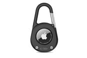 Tabletti - Kannet & Suojakotelot - Tech-Protect Slidelock Carabiner Keychain Case for Apple AirTag 1/2 - Black - 5906302333332