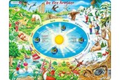Palapelit - Larsen Puzzles Puzzle The Four Seasons - 44 pieces Maxi (36.5x28.5 cm) Lattia - SS3