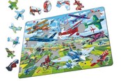 Palapelit - Larsen Puzzles Puzzle Aerobatics - 64 pieces Maxi (36.5x28.5cm) Lattia - PG4