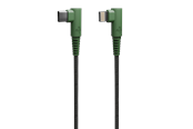 USB kaapelit - Hune Hiedra Braided 90° USB Cable Type C to Lightning 1.2m - Forest Green - AT-ACC-CA-364
