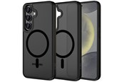 Puhelin - Kannet ja kotelot - Tech-Protect MagMat MagSafe Case for Samsung Galaxy S25 FE - matt black - 5906302332809