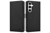 Puhelin - Kannet ja kotelot - Tech-Protect Wallet Case for Samsung Galaxy S25 FE - Black - 5906302332830