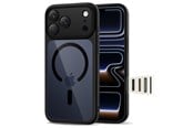 Puhelin - Kannet ja kotelot - Tech-Protect  Magpeak Magsafe CC Case for iPhone 17 Pro Max - Clear Black - 5906302333622
