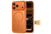 Puhelin - Kannet ja kotelot - Tech-Protect Magpeak Magsafe CC Case for iPhone 17 Pro Max -Matte Orange - 5906302333783