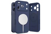 Puhelin - Kannet ja kotelot - Tech-Protect Silicone MagSafe Case for iPhone 17 Pro - Navy Blue - 5906302333851