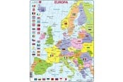 Palapelit - Larsen Puzzles Puzzle Europe (tall format) - 48 pieces Maxi (36.5x28.5 cm) Lattia - K2