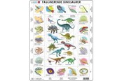 Palapelit - Larsen Puzzles Puzzle Fascinating Dinosaurs - 35 pieces Maxi (36.5x28.5 cm) Lattia - HL9