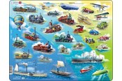 Palapelit - Larsen Puzzles Puzzle Historical Vehicles 1783-1939 - 54 pieces Maxi (36.5x28.5 cm) Lattia - HL7
