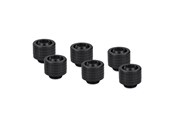 DIY Vesijäähdytys - Thermal Grizzly DeltaMate Fitting - ST13 Black (6 - TG-DM-FIT-6017