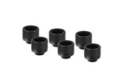 DIY Vesijäähdytys - Thermal Grizzly DeltaMate Fitting - HT16 Black (6 - TG-DM-FIT-6002
