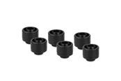 DIY Vesijäähdytys - Thermal Grizzly DeltaMate Fitting - ST16 Black (6 - TG-DM-FIT-6001