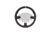 Pelit - lisävarusteet - Simagic ZS-330RR Rounded Steering Wheel Rim 330mm - Suede - SMG-RIM-ZS-330RR-S
